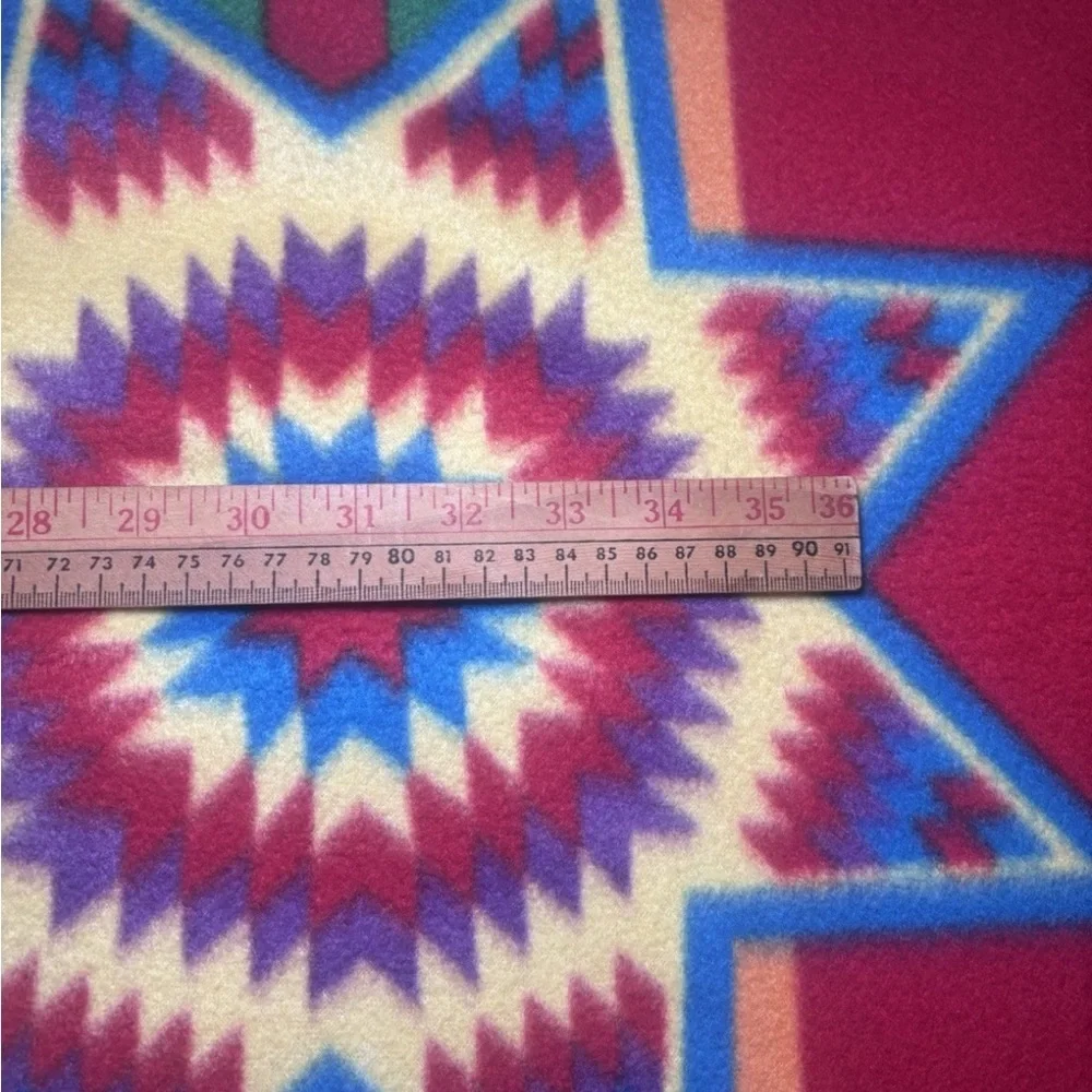 Southwestern Patterned Red Blanket